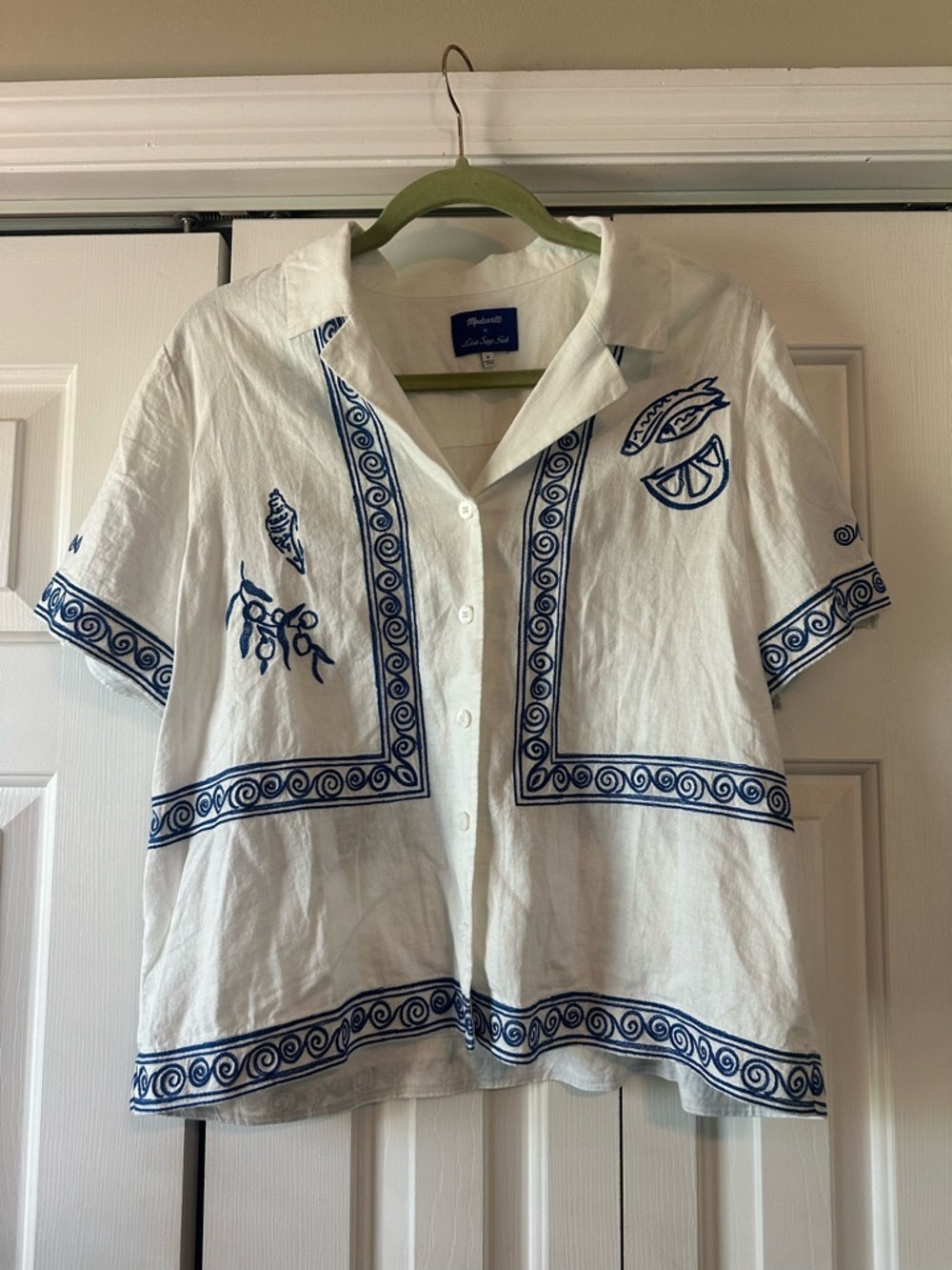 Madewell x Lisa Says Gah! Embroidered Blouse - Picture 2 of 5